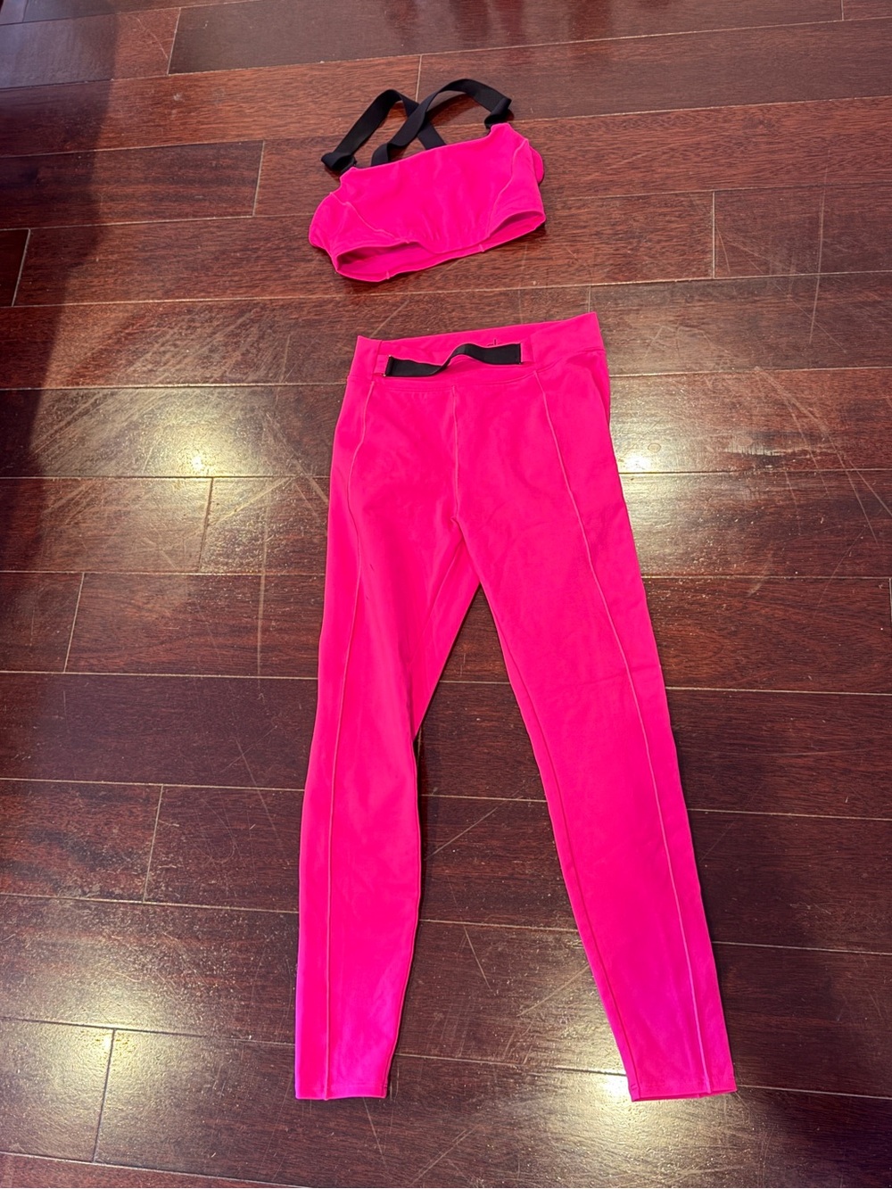 ALO Yoga Hot Pink High-Rise Stretch Leggings